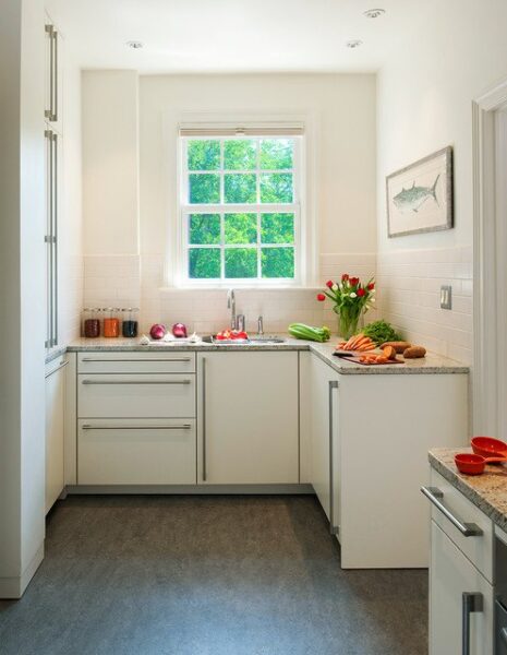 Interior design for a small kitchen