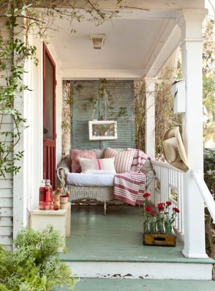 Shabby Chic Porch Area