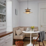 Kitchen designs with banquette area