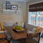 Kitchen designs with banquette area