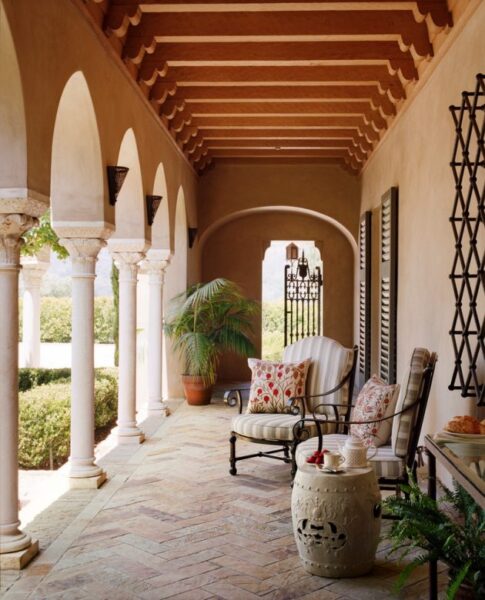 Mediterranean Porch Designs