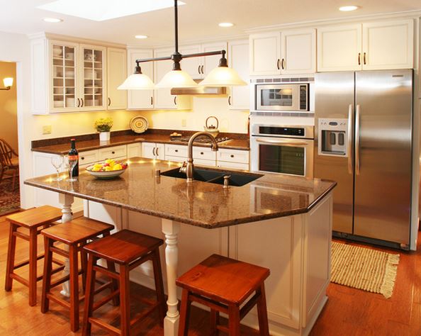 Lovely Kitchen Design With Granite Countertops 3